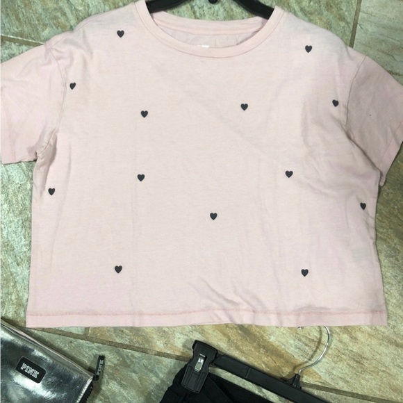 Victoria Secret Pink Crop Tee Size XS - Picture 3 of 5